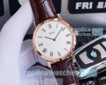 Swiss Copy Piaget Altiplano Rose Gold Watch White Dial
